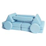 Moderne blaue Sofa für Kinder – sicher und bequem